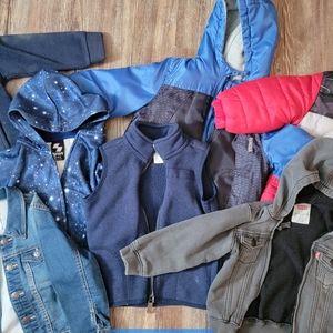 7 winter coats & 1 vest